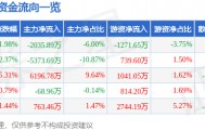 股票行情快报：日发精机（002520）6月11日主力资金净卖出2035.89万元